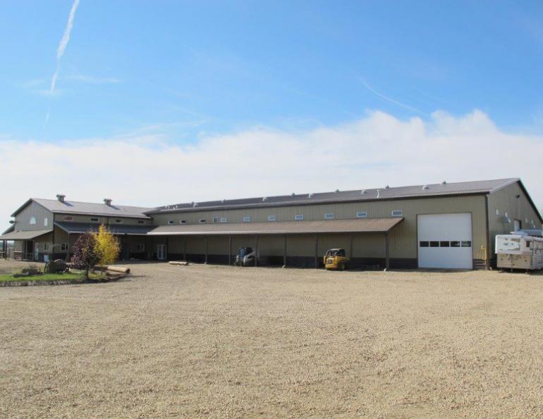 AFAB Industries, Rocanville, Saskatchewan, horse riding arena construction