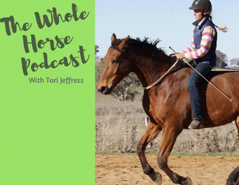 bitless bridle riding, alexa linton horse trainer, tori jeffries horse trainer, natural horsemanship canadian riders, whole horse podcast