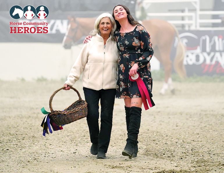 Importance of horse show volunteers, horse show volunteer Barbara Jackson, Canadian Sport Horse Association volunteering, unsung horse show heroes, Canadian horse woman Barbara Jackson