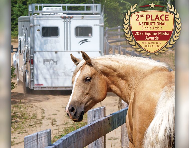 how to safely haul a horse, horse hauling, kevan garecki, safely transporting horses, horse transport anxiety