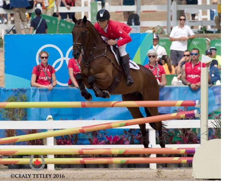 Rebecca Howard Canadian Eventing Team Rio 2016 Olympic Games Equestrian Canada fei rio Colleen Loach, Jessica Phoenix, Kathryn Robinson, Chef d’Équipe, Clayton Fredericks; EC Eventing Manager, Fleur Tipton; Team Veterinarian, Dr. Jill Copenhagen; Team Farrier, Andy Vergut